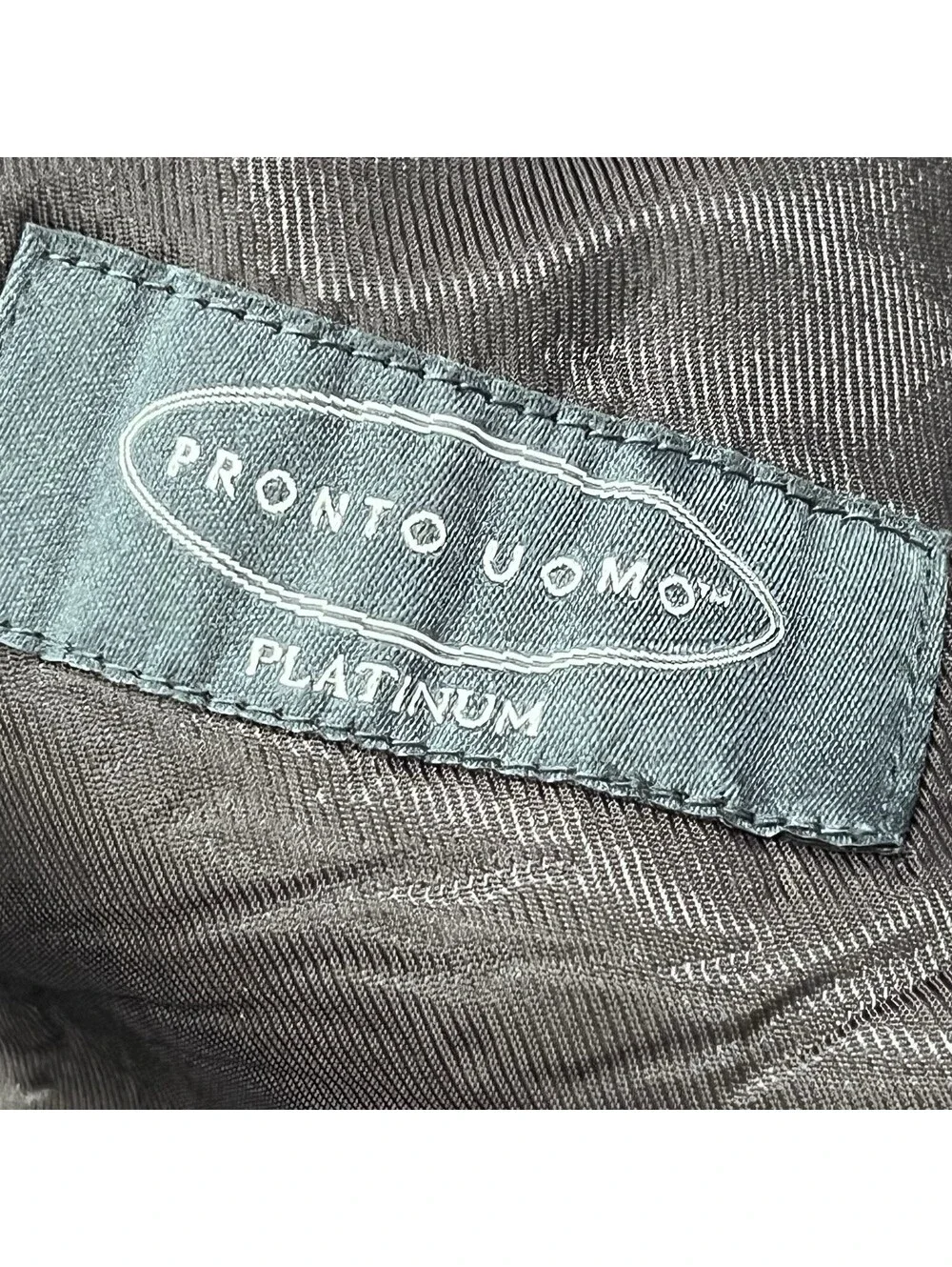 Pronto Uomo Platinum Black Wool Sport Coat Blazer 50R 100% Wool Classic Business